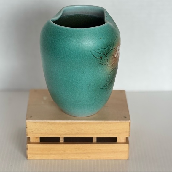 Vintage JORDI SERRA MORAGAS Spanish Studio Art Pottery Vase floral decor 1970’s. - Picture 4 of 9